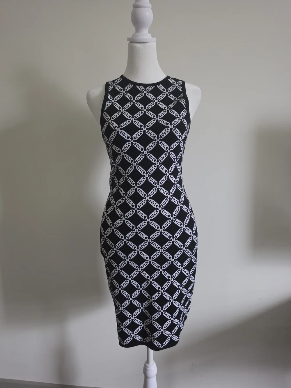 Michael Kors Empire Logo Jacquard Tank Dress Size S